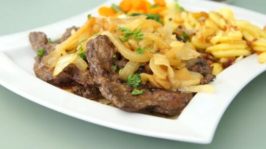 Відбивні з курячої печінки