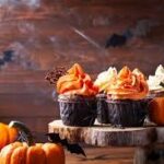 Гарбузові кекси на Хелловін