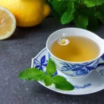 Імбирний чай із лимоном та м’ятою