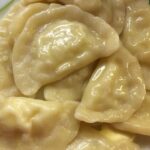 Вареники зі шпинатом та картоплею